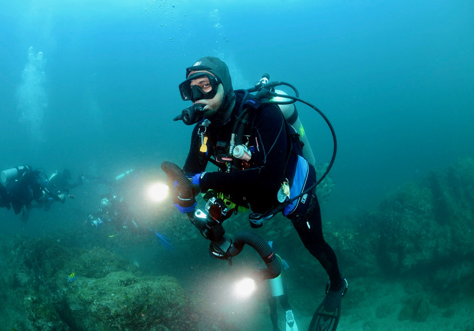 Scuba Hank NYC in diving in Costa Rica
