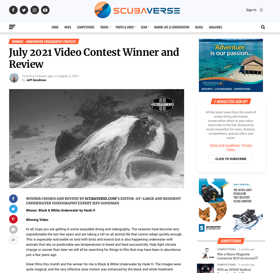 A Pleasant Surprise: Contest Winner