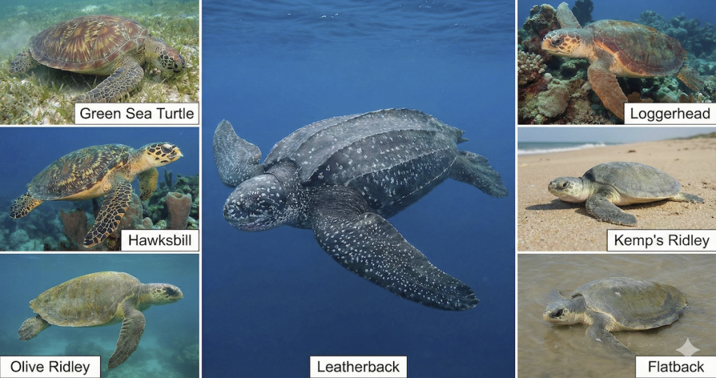Sea Turtle Identification Guide - Scuba Hank NYC